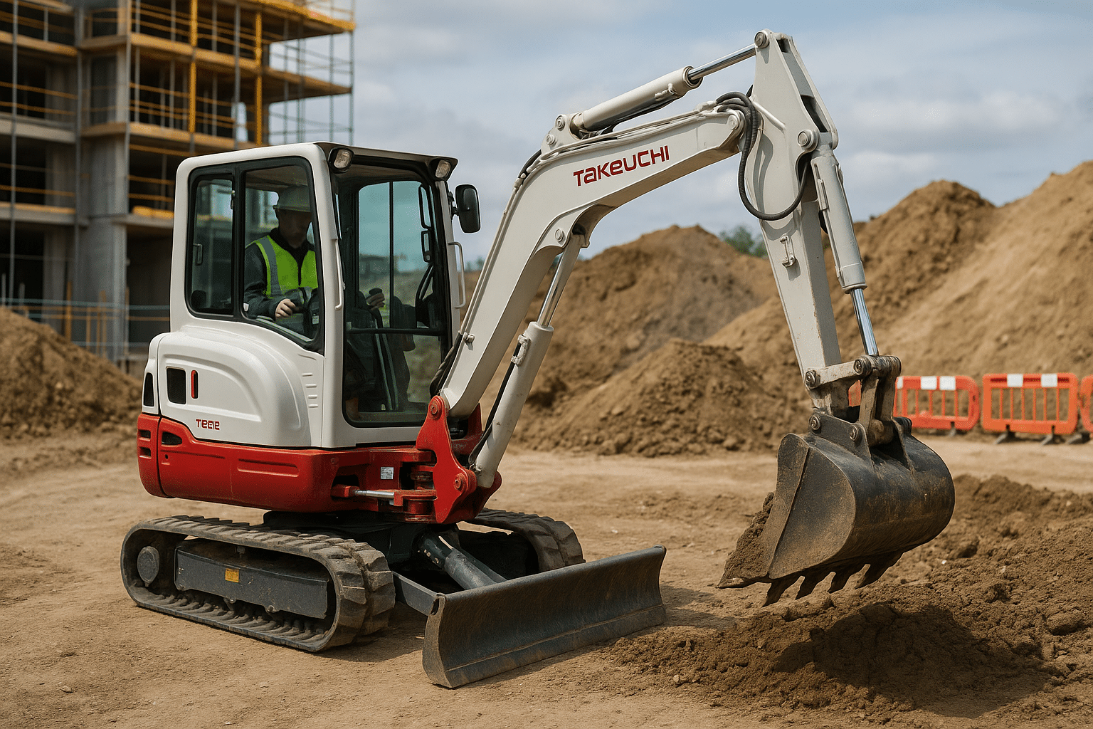 Takeuchi minigraver: En alsidig maskine til byggeprojekter